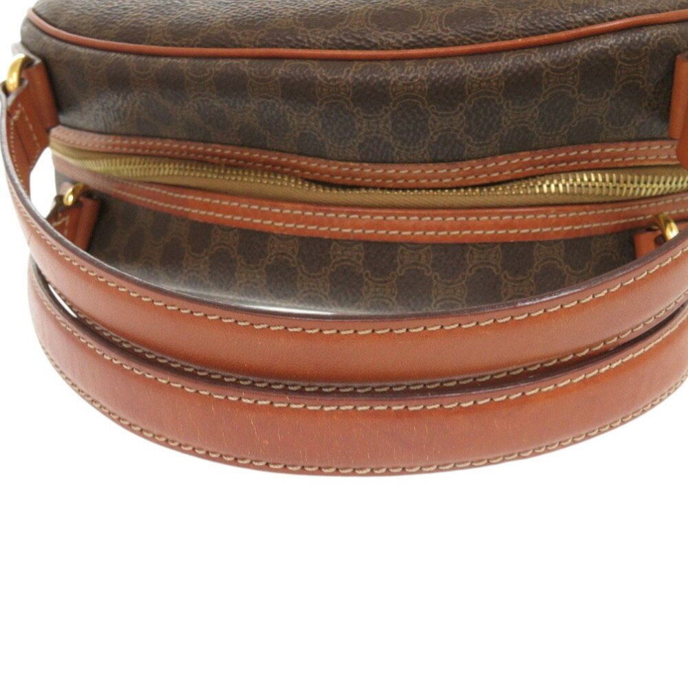 Celine Macadam PVC Leather Brown Handbag 1242CELINE - Picture 6 of 9